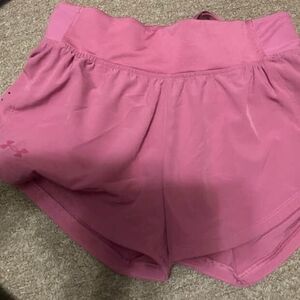 Under Armour Women's Hot Pink Athletic Shorts